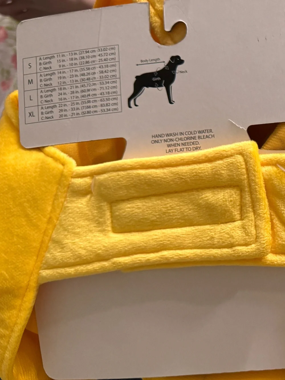 Yellow Banana Dog Costume Hoodie by